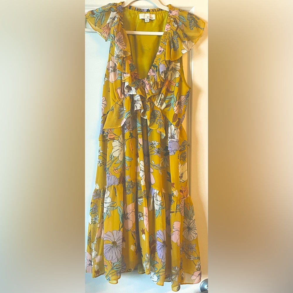 Spring floral dress